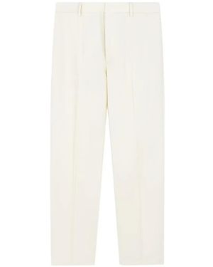Jil Sander Belt-Loop Trousers - White
