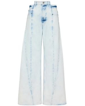Maison Margiela Spliced Jeans Mit Abgerundeten Nähten - Blau