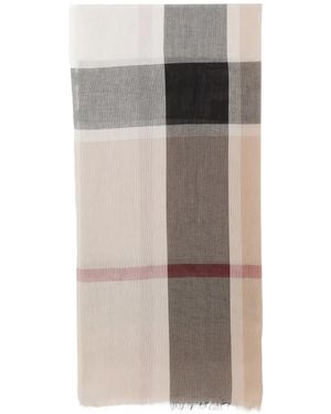 Barbour Bufanda A Cuadros - Gris