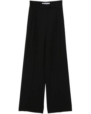 MEDEA Loose Wool Trousers - Black