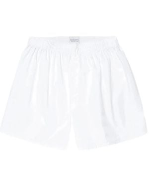 Sunspel Elasticated-Waistband Boxers - White