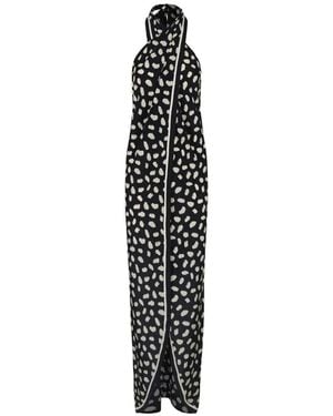 Johanna Ortiz Silent Water Printed Top - Black