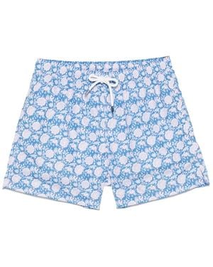 Fedeli Madeira Swim Shorts - Blue