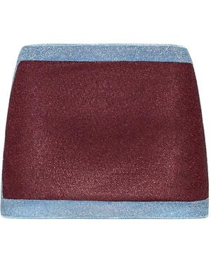 Oséree Minijupe À Paillettes - Rouge