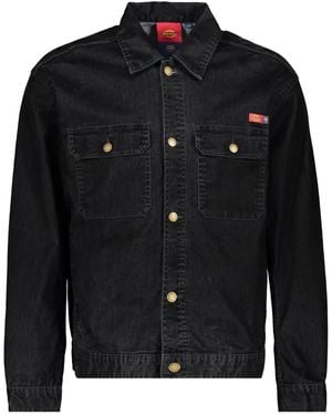 Dickies Flap-Pocket Denim Jacket - Black