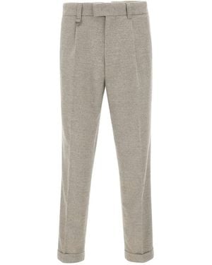 Paolo Pecora Straight-Leg Pants - Gray