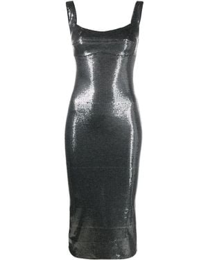 Atu Body Couture Sequinned Bodycon Midi Dress - Black