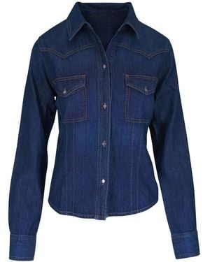 Twp Hemd Mit Brusttasche - Blau