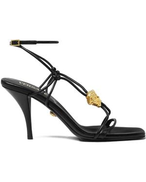 Versace ラ メドゥーサ 85mm サンダル - ブラック