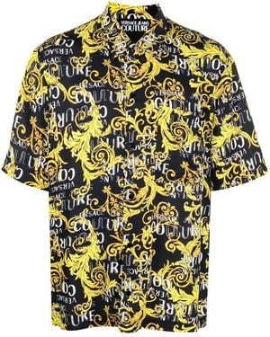 Versace Jeans Couture Shirt With Print - Yellow