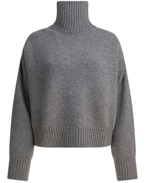 Sa Su Phi Roll-Neck Cashmere Sweater - Gray