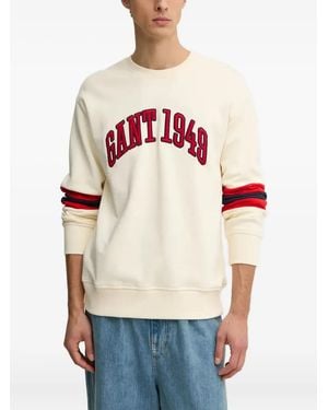GANT Sweatshirt mit Logo-Applikation - Rot