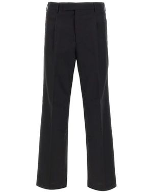 PT Torino Tailored Crease Trousers - Black