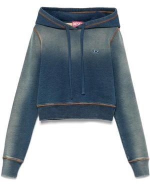DIESEL ロゴ パーカー - ブルー