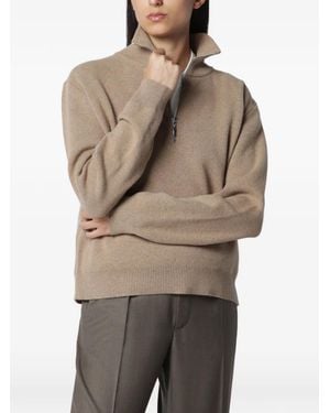 Rohe Maglione Con Zip - Neutro