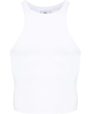 Vetements Logo Cotton Tank Top - White