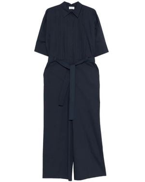 P.A.R.O.S.H. Belt-Detail Jumpsuit - Blue