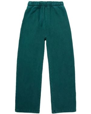 Les Tien Elasticated-Waist Track Trousers - Green