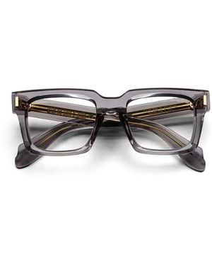 Cutler and Gross Occhiali Rettangolari - Grigio
