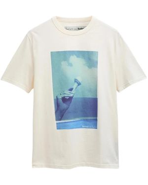 Barbour X Paul Smith Graphic-Print T-Shirt - Blue