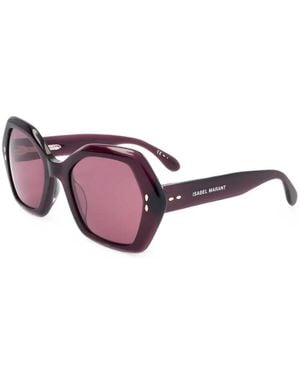 Isabel Marant Geometric-Frame Sunglasses - Pink