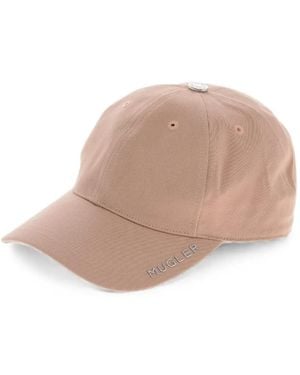 Mugler Logo-Plaque Baseball Cap - Natural