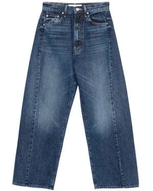 Mother Half-Pipe Ankle Jeans - Blue