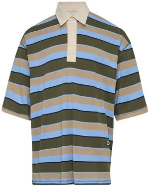 Ami Paris Polo A Rayas - Azul