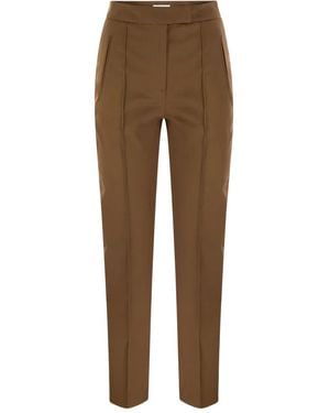 PT Torino Frida Crease Pants - Brown