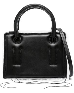 Dentro Mini-Tasche Aus Leder - Schwarz