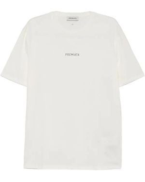 Premiata Camiseta Con Logo Estampado - Blanco