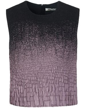 Ports 1961 Gradient-Effect Textured Top - Blue