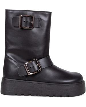 Casadei Leather Boots - Black