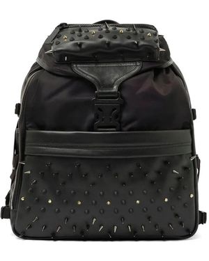 McQueen Spike-Embellished Buckle-Fastening Backpack - Black
