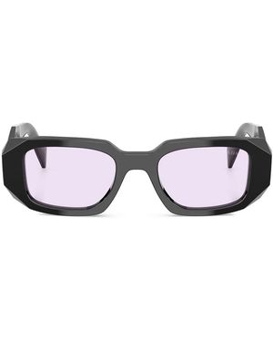Prada スクエアフレーム サングラス - ブラウン
