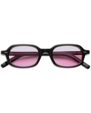 AKILA Psyche Rectangle-Frame Sunglasses - Purple