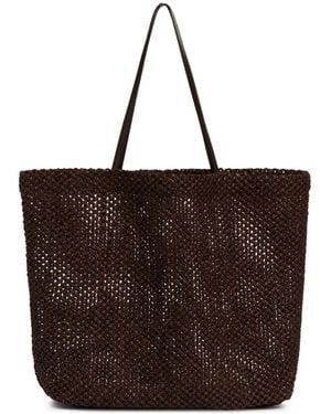 The Row Barn Tote Bag - Brown