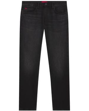 HUGO Patch Denim Jeans - Black