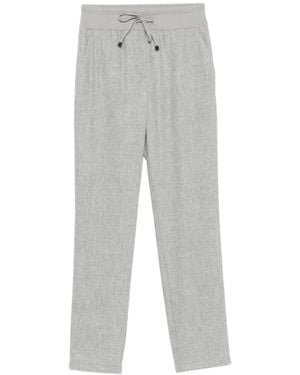Lorena Antoniazzi Pantalones Ajustados Con Cordones - Gris