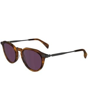 Paul Smith Keats Round-Frame Sunglasses - Brown