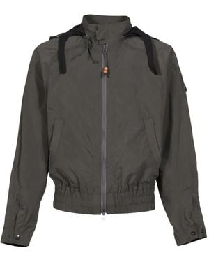JIAN YE Basic Unit 01 Mesh-Hood Jacket - Gray
