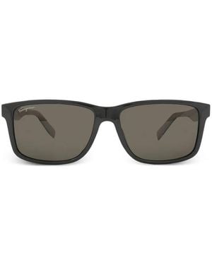 Ferragamo Full-Rim Sunglasses - Gray