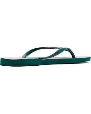 Havaianas Slim Summer Bliss Flip-Flops - Green