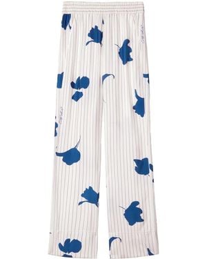 Off-White c/o Virgil Abloh フローラル パンツ - ブルー