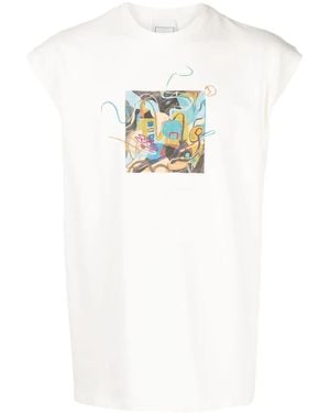 BETHANY WILLIAMS Graphic-Print Sleeveless T-Shirt - White