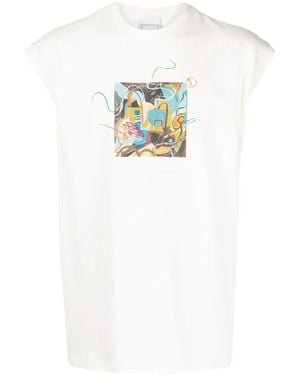 BETHANY WILLIAMS Graphic-Print Sleeveless T-Shirt - White
