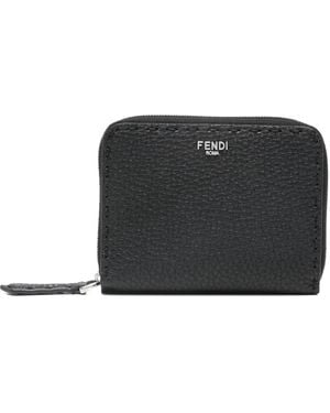 Fendi Zip Wallet - Black
