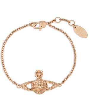 Vivienne Westwood Bracciale Con Ciondolo Orb - Bianco