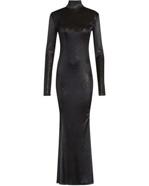 Amir Slama X Astrid Striped Maxi Dress - Black