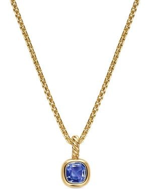 David Yurman Mini Cushion Cut Amulet - Metallic